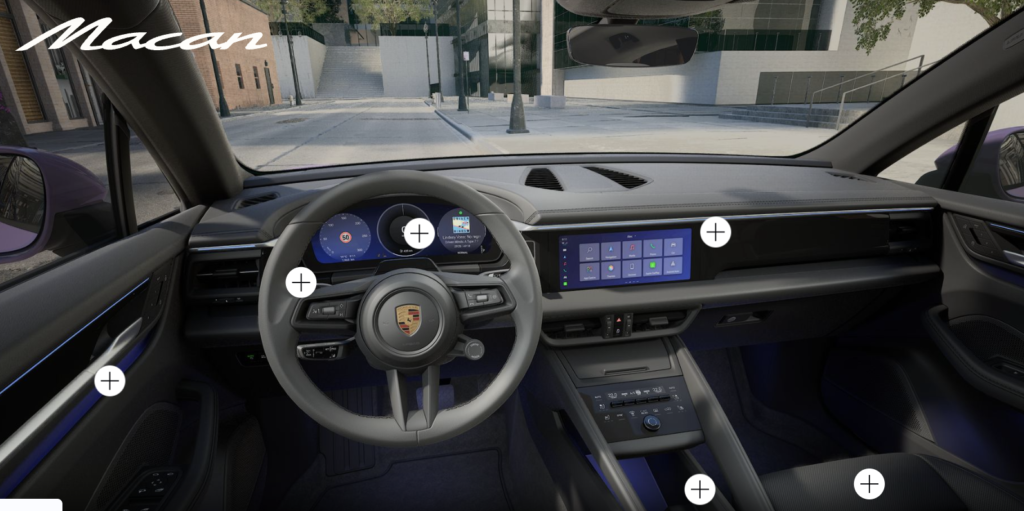 포르쉐 마칸 EV 실내 사진
